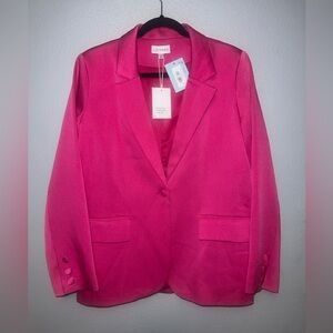 Lucy Paris Women's Fuchsia Blazer Jacket
